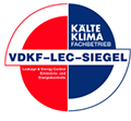 VDKF-LEC-Siegel Kälte Klima Fachbetrieb – Emissions- und Energiekontrolle